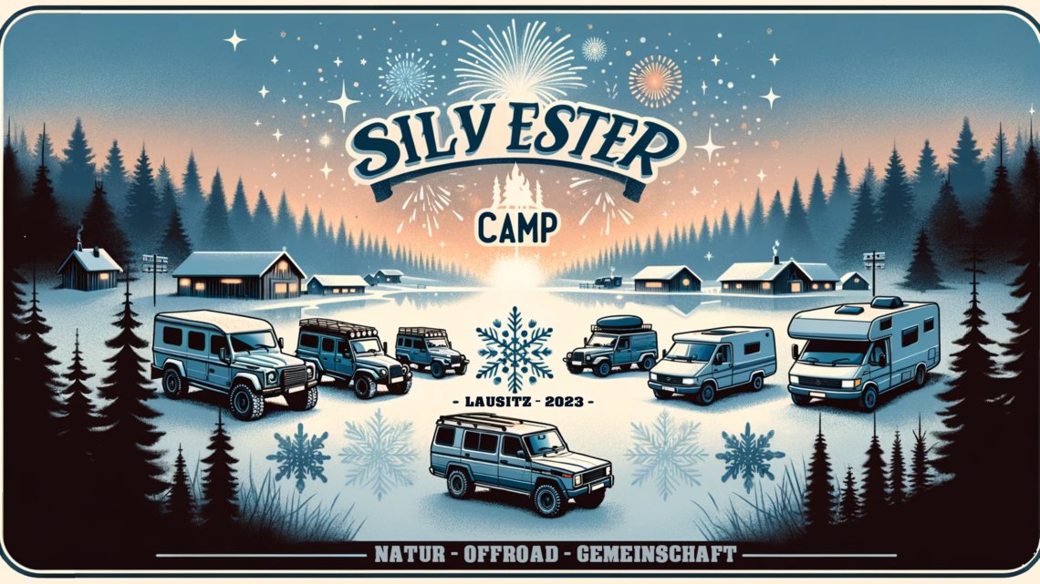 🎉✨ Feiert den Jahreswechsel im Offroad-Stil beim Silvester Camp Lausitz! ✨🎉