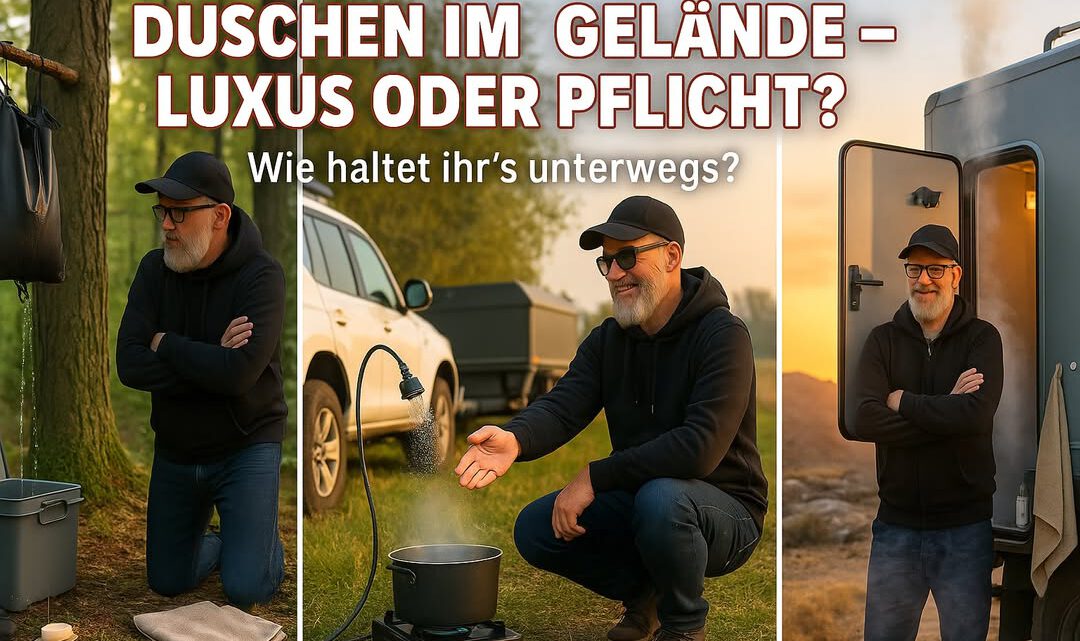 🚿 Duschen im Gelände – Luxus oder Pflicht? 💦