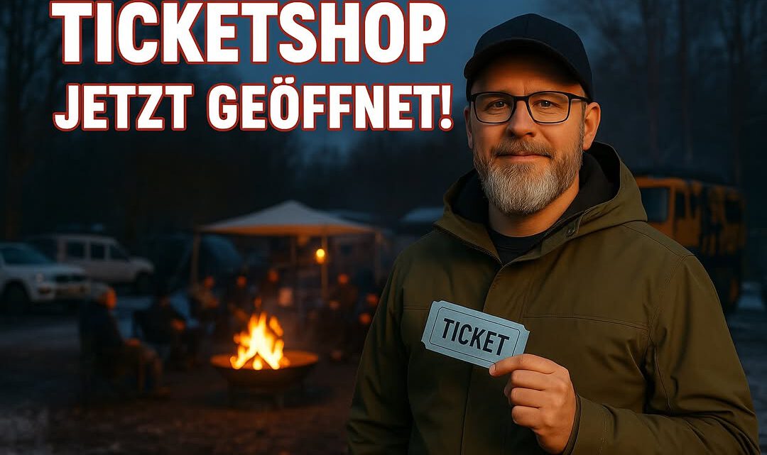 🎟️✨ Der Ticketshop ist geöffnet – Silvestercamp Lausitz 2025/26! ✨🎟️