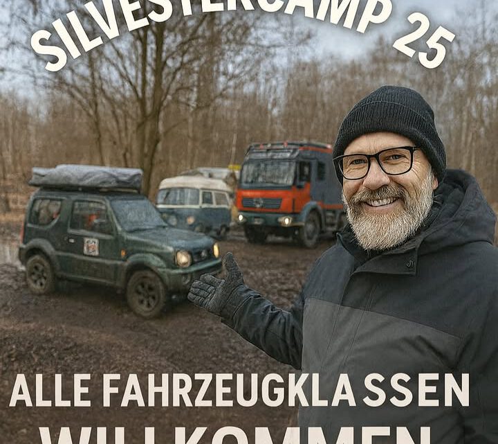 🔥🚙 Einladung zum Silvestercamp Lausitz 25/26 – der Ticketshop ist jetzt geöffnet
