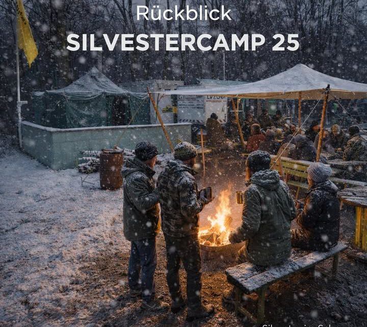 Ein stiller Moment im Schnee, irgendwo zwischen Jahresende und Neubeginn.